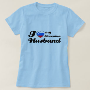 T-shirt J'aime mon mari slovène