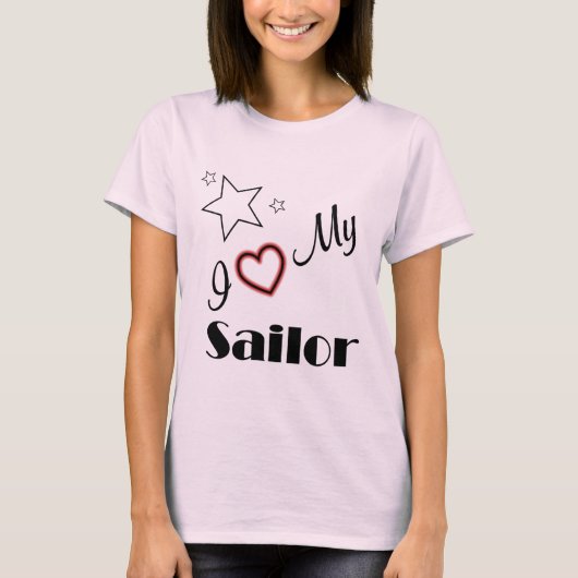 T-shirt J'aime mon marin (Devant)