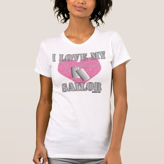 T-shirt j'aime mon marin ! ! (Devant)
