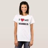 T-shirt J'aime mon Markus (Devant entier)