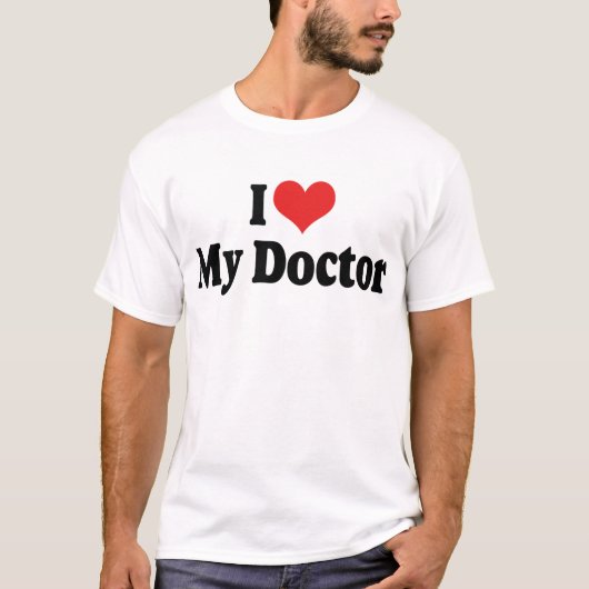 T-shirt J'aime mon médecin (Devant)
