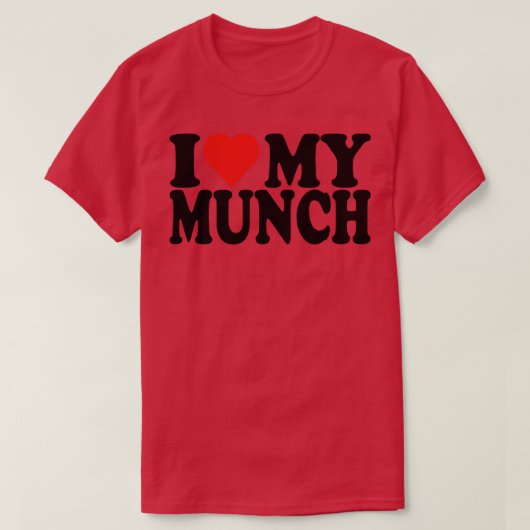 T-shirt J'Aime Mon Munch (Design devant)