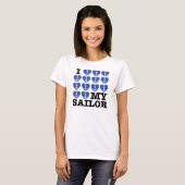 T-shirt J'Aime Mon Navigateur (Devant entier)