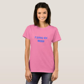 T-shirt J'aime mon Nerd - Customisé (Devant entier)