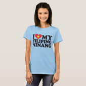 T-shirt J'Aime Mon Ninang Philippin (Devant entier)