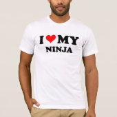 T-shirt J'aime mon Ninja (Devant)