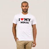 T-shirt J'aime mon Ninja (Devant entier)