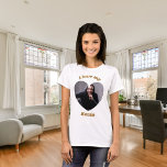 T-shirt J'aime mon nom de photo de petit ami<br><div class="desc">Ajoutez un nom et une photo dans le cadre en forme de coeur.</div>