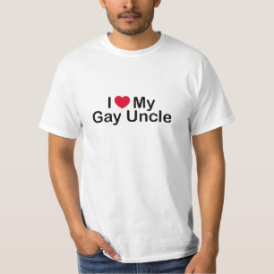 T-shirt J'aime mon oncle gai