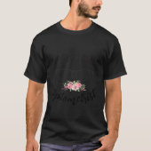 T-shirt J'Aime Mon Optométriste Lunettes de vue Fleurs Opt (Devant)