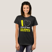 T-shirt J'Aime Mon Orfèvrerie Bijoux Orfèvrerie (Devant entier)