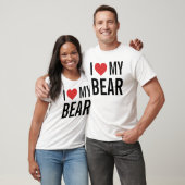 T-shirt J'Aime Mon Ours (Unisexe)
