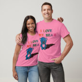 T-shirt J'aime mon ours (Unisexe)