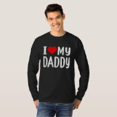 T-shirt J'Aime Mon Papa (Devant entier)
