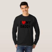 T-shirt J'Aime Mon Papa (Devant entier)