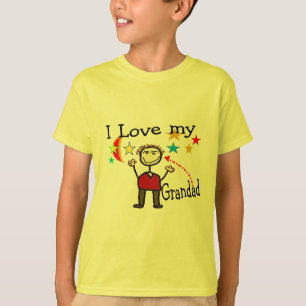 T-shirt J'aime mon papa grand