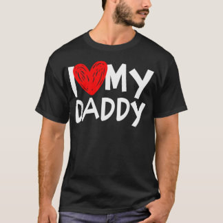 T-shirt J'aime mon papa j'aime mon
