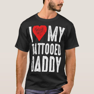 T-shirt J'Aime Mon Papa Tatoué