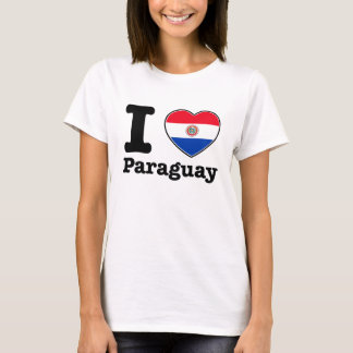 T-shirt J'aime mon Paraguayer