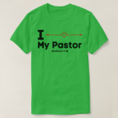 T-shirt J'Aime Mon Pasteur (Design devant)