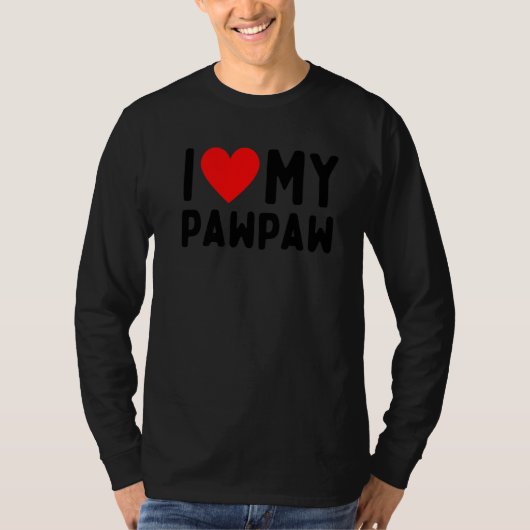 T-shirt J'Aime Mon Paw (Devant)