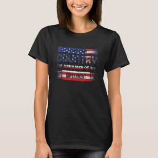 T-SHIRT J'AIME MON PAYS J'AI HONTE DE MON GOUVERNEMENT