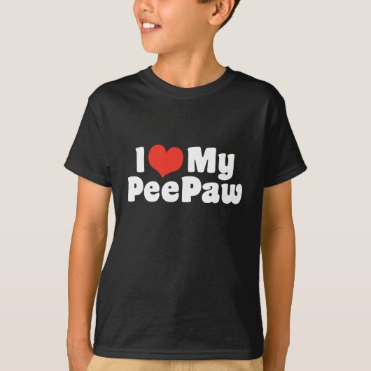 T-shirt J'Aime Mon PeePaw (Devant)