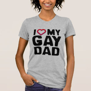 T-SHIRT J'AIME MON PÈRE GAY -