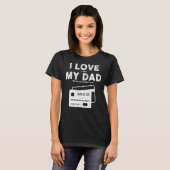 T-shirt J'Aime Mon Père Me Laisse Utiliser Ses Pères De Ca (Devant entier)