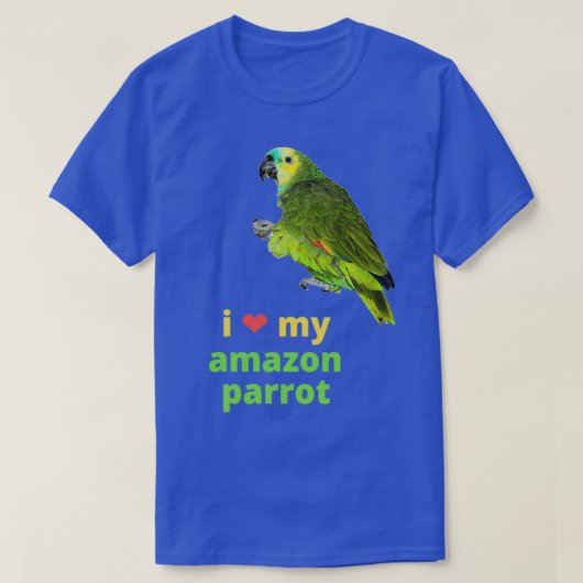 T-shirt J'Aime Mon Perroquet Amazon 1 (Design devant)