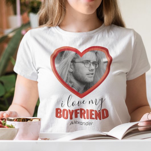 T-shirt J'aime mon petit ami