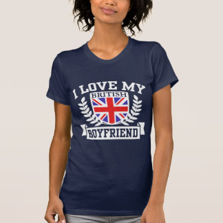 T-shirt J'aime mon petit ami britannique