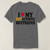 T-shirt j'aime mon petit ami hotautiste 1 (Design devant)
