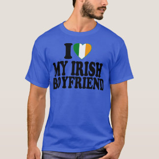 T-shirt J'aime mon petit ami irlandais