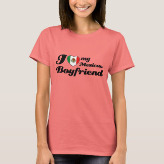 T-shirt J'aime mon petit ami mexicain