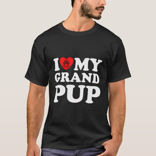 T-shirt J'Aime Mon Petit Pup (Devant)