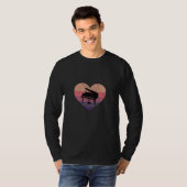 T-shirt J'aime mon piano à queue (Devant entier)