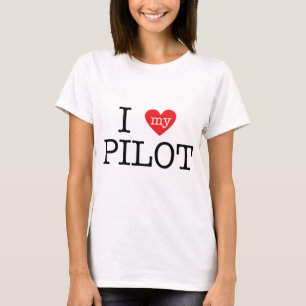 T-shirt J'aime mon pilote