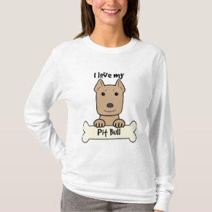 T-shirt J'aime mon Pitbull