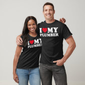 T-shirt J'aime mon plombier (Unisexe)
