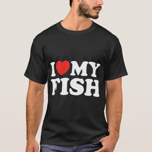 T-shirt J'aime mon poisson (Devant)