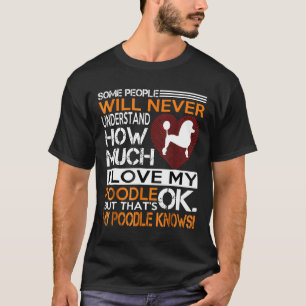 T-shirt J'Aime Mon Poodle