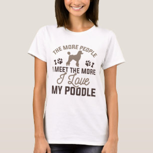 T-shirt J'Aime Mon Poodle