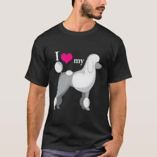 T-shirt J'Aime Mon Poodle