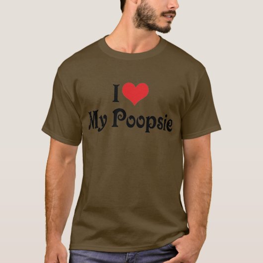 T-shirt J'Aime Mon Poopsie (Devant)