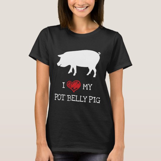 T-shirt J'Aime Mon Pot Boeuf Cochon (Devant)