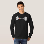 T-shirt J'aime mon Rottweiler (Devant entier)