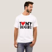 T-shirt j'aime mon rugby (Devant entier)