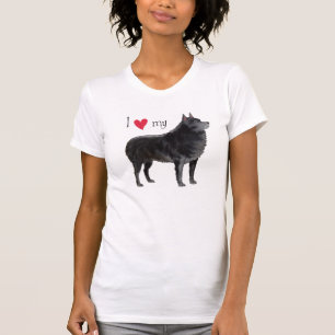 T-shirt J'aime mon Schipperke