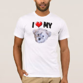 T-shirt J'aime mon Schnoodle (Devant)